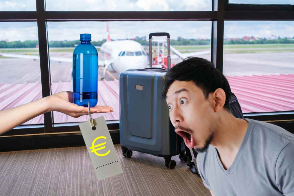 Perché l'acqua in aeroporto è così cara