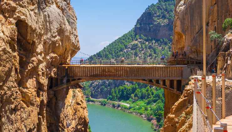 passerella canyon Tajo de Las Palomas