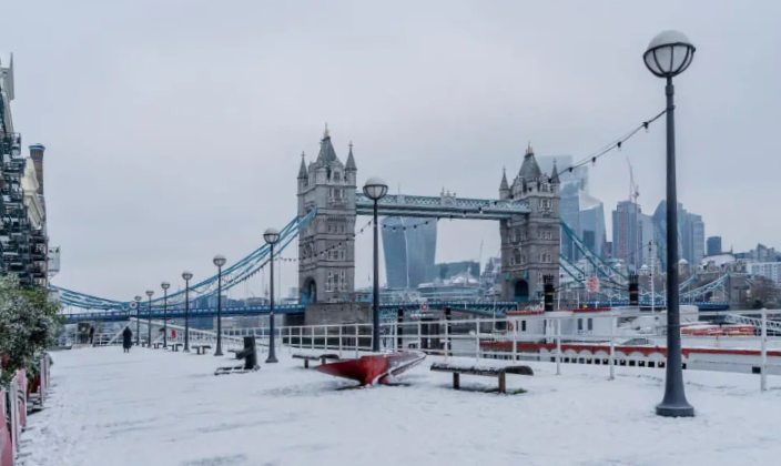 Neve a Londra