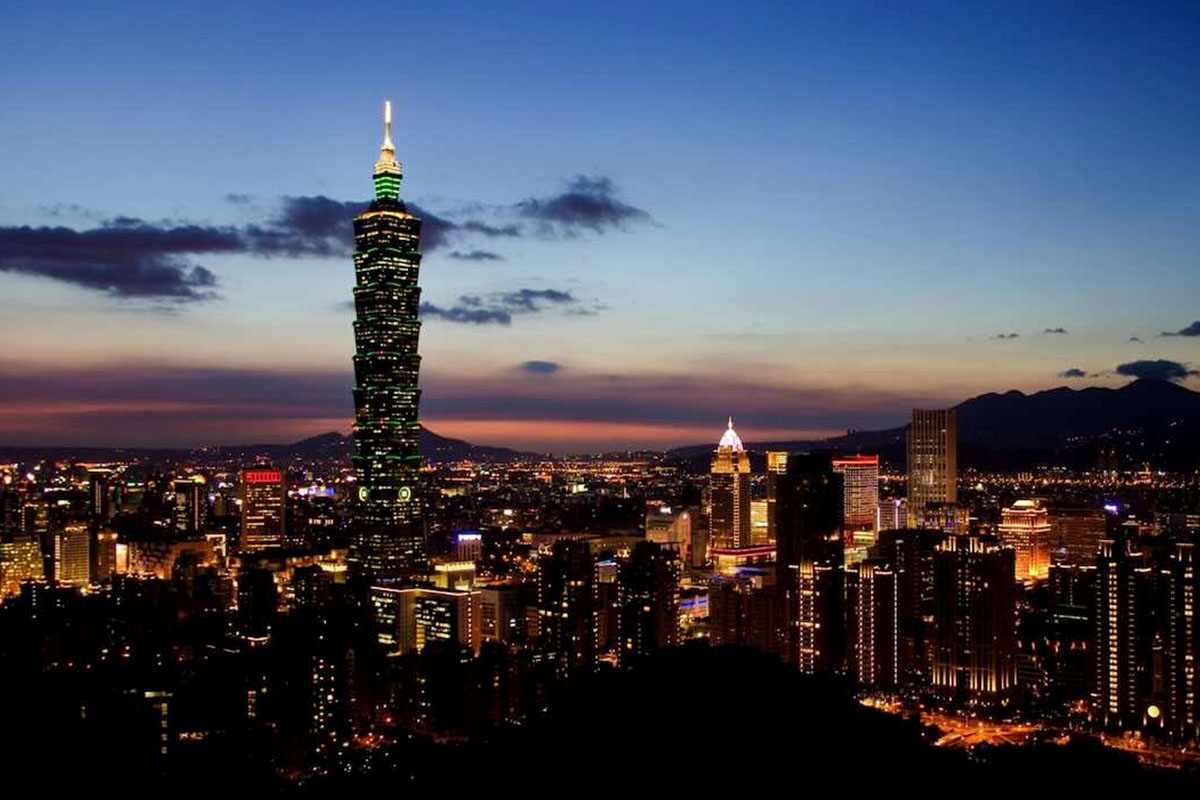Taipei di notte
