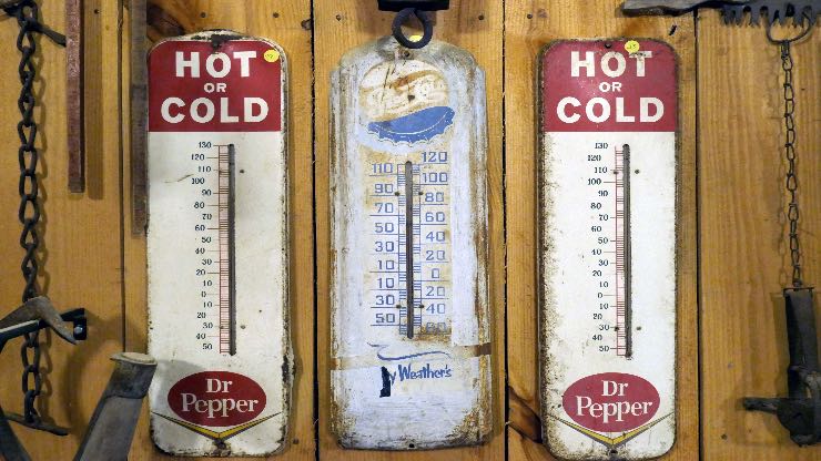 temperature in aumento