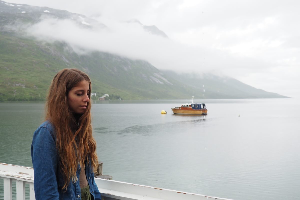 viaggiatrice in Norvegia